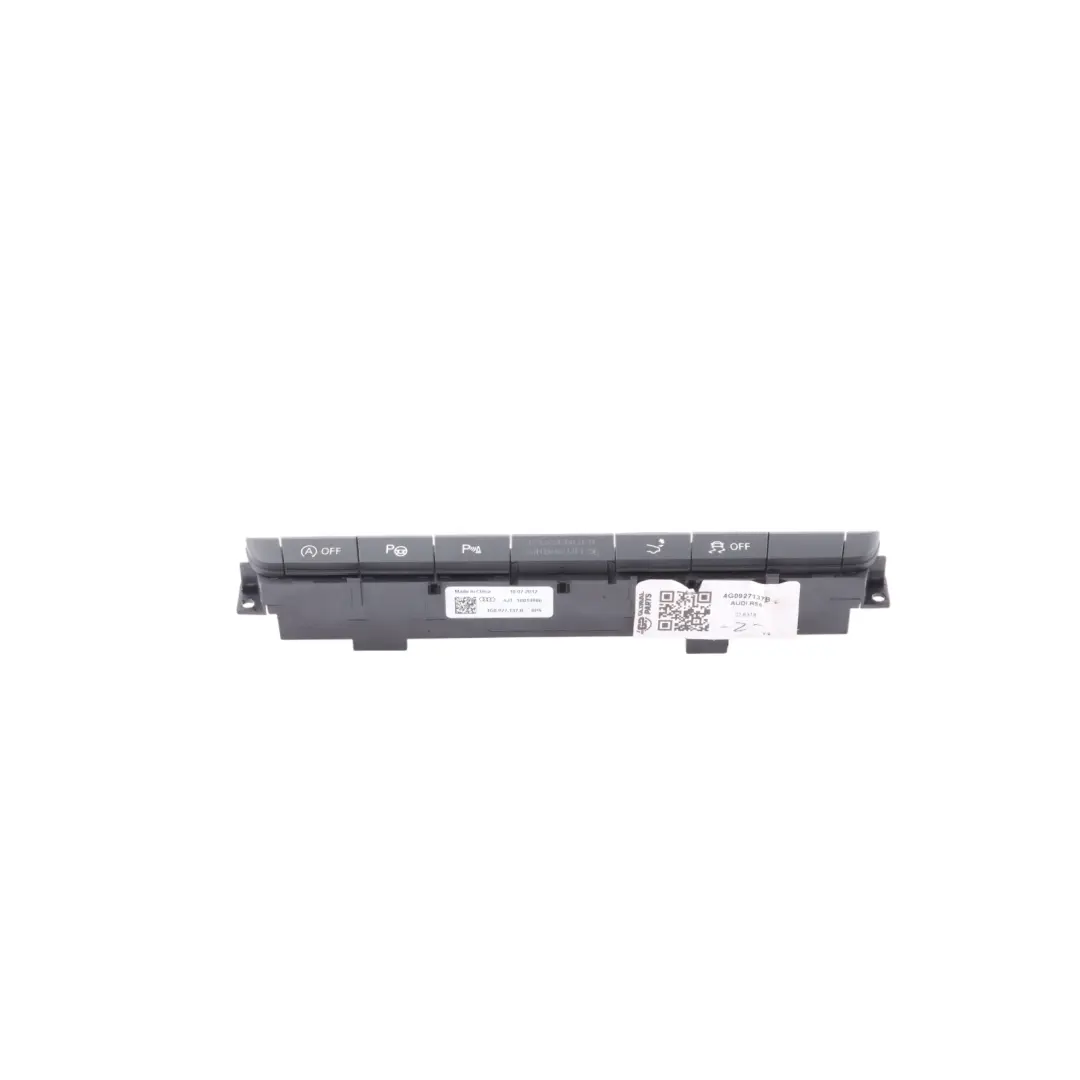 Audi A6 A7 C7 PDC Parking Sensor Traction Switch Control Button Panel - SKU 4G0927137B - Part number 4G0927137B