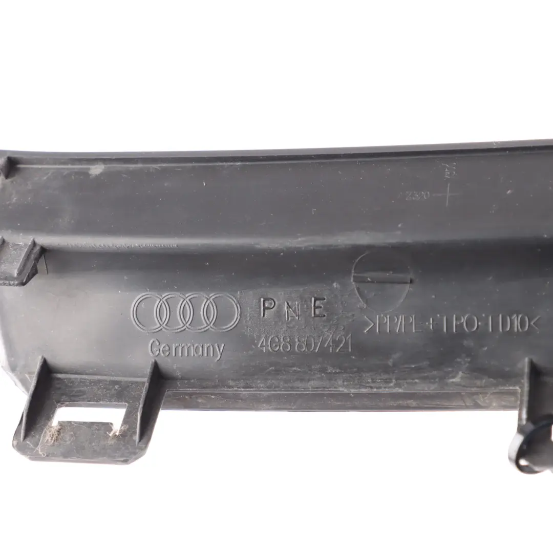 Bumper Cover Panel Trim Center to Audi A7 4G Rear with Part number 4G8807421 Audi A7 4G Rear Bumper Cover Panel Trim Center - SKU 4G8807421 - Part number 4G8807421