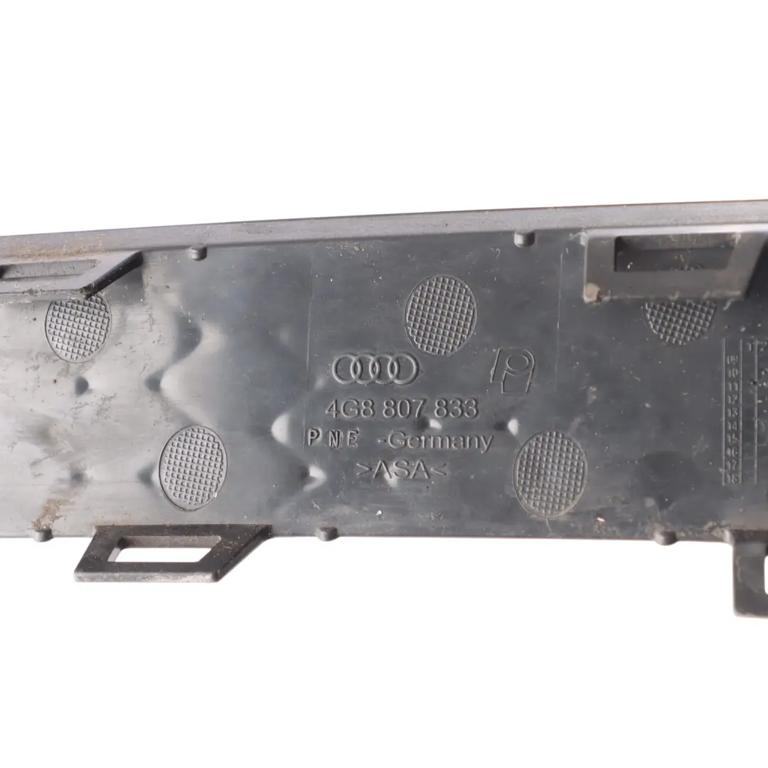 Audi A7 4G Sportback Rear Bumper Trim Grille Cover Black - SKU 4G8807833 - Part number 4G8807833