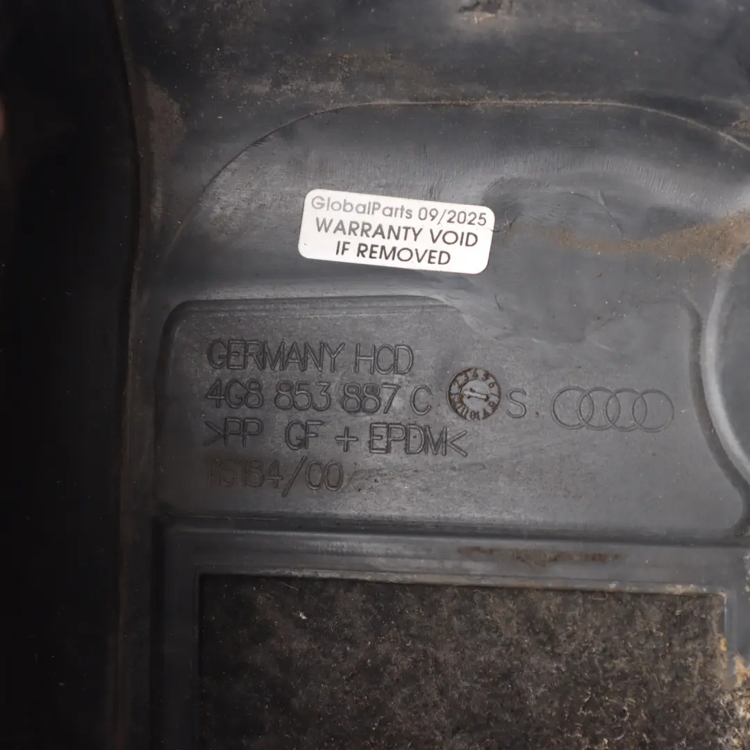 Audi A7 4G C7 Front Wheel Fender Mudguard Housing Cover Left N/S - SKU 4G8853887C - Part number 4G8853887C