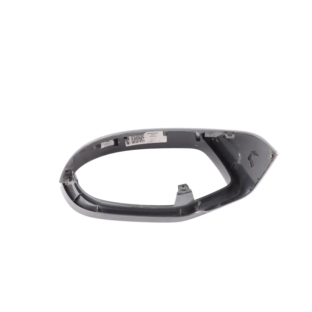 Door Wing Mirror Housing Ring Right O/S Daytona Grey Pearl - Z7S to Audi A7 4G with Part number 4G8857528 Audi A7 4G Door Wing Mirror Housing Ring Right O/S Daytona Grey Pearl - Z7S - SKU 4G8857528-DGR - Part number 4G8857528