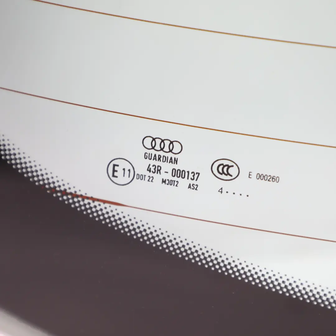 Window Glass Back Glazing Green AS2 to Audi A6 C7 Avant Rear with Part number 4G9845501 Audi A6 C7 Avant Rear Window Glass Back Glazing Green AS2 - SKU 4G9845501 - Part number 4G9845501