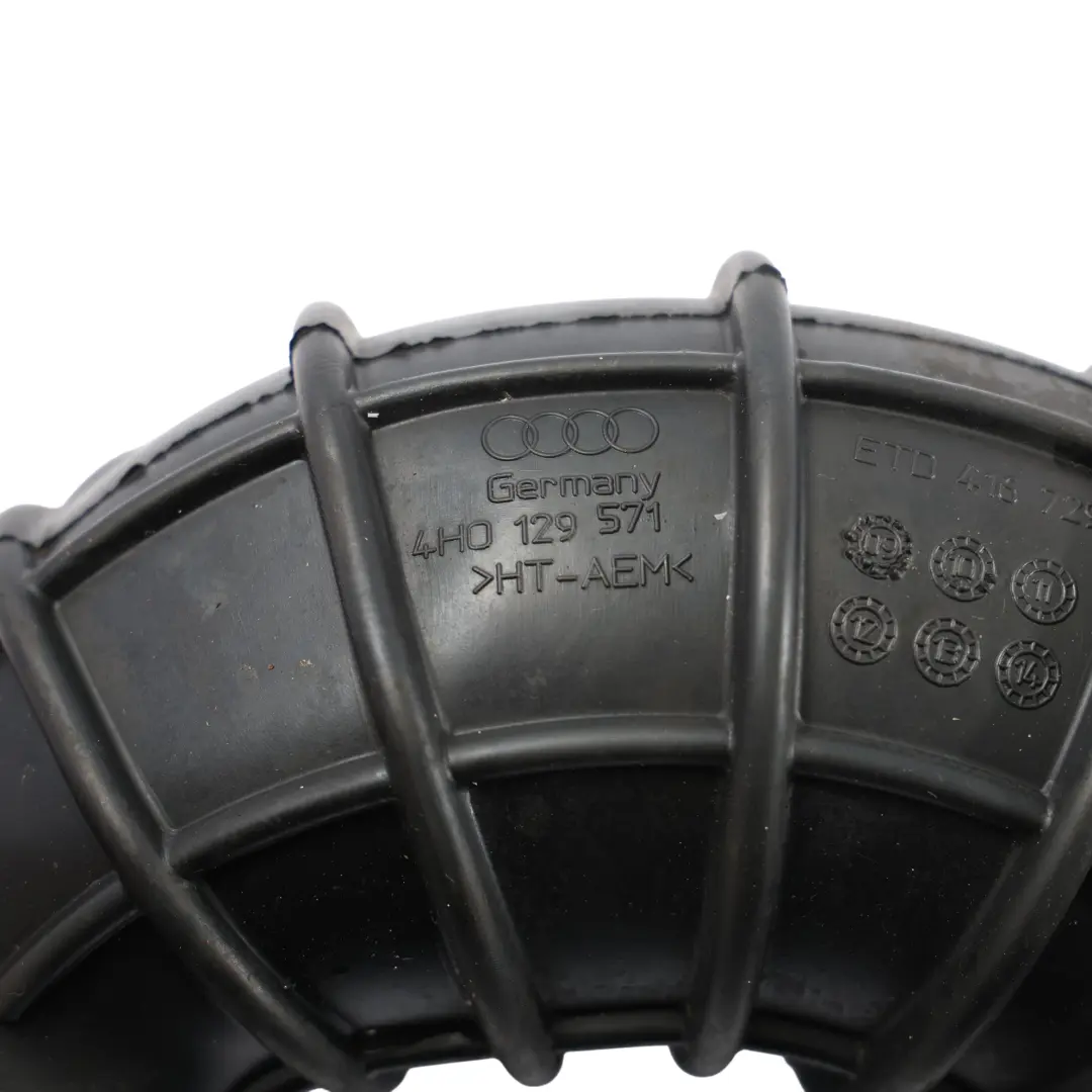 Luft Ansaug Rohr Schlauch Leitung 4.2 TDI Dieselmotor für Audi A8 D4 Turbo mit Teilenummer 4H0129571 Audi A8 D4 Turbo Luft Ansaug Rohr Schlauch Leitung 4.2 TDI Dieselmotor - SKU 4H0129571 - Teilenummer 4H0129571