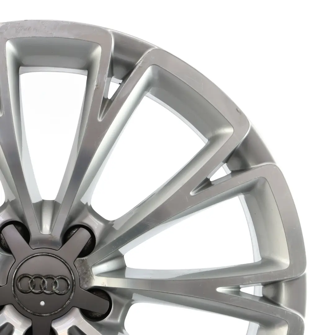 Audi A7 4G A8 D4 Jante Alliage Argent 19" 9J ET:39 Rayons En Étoile - SKU 4H0601025G-1 - Numéro de pièce 4H0601025G