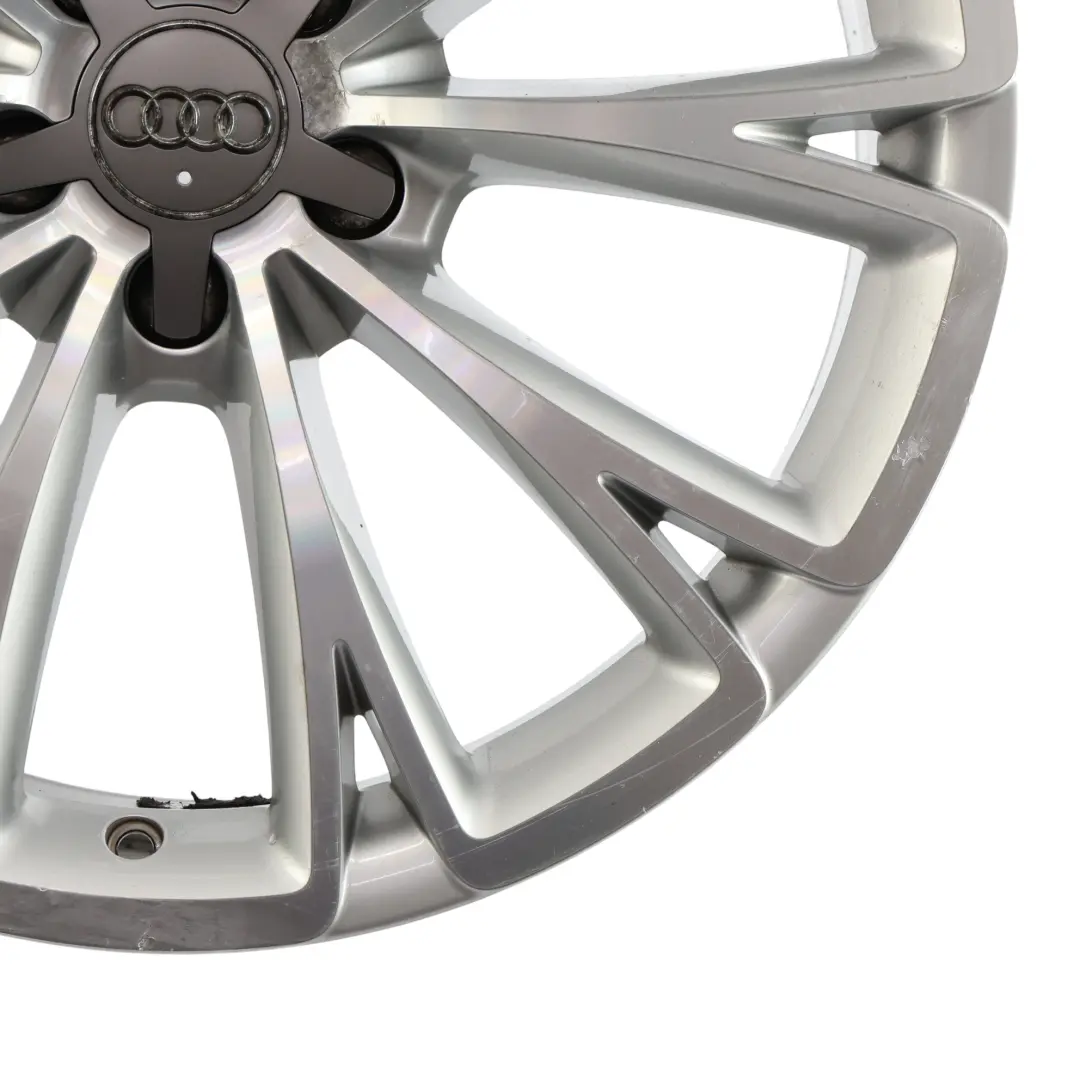 Audi A7 4G A8 D4 Wheel Rim Alloy Silver 19" 9J ET:39 Star Spoke - SKU 4H0601025G-1 - Part number 4H0601025G