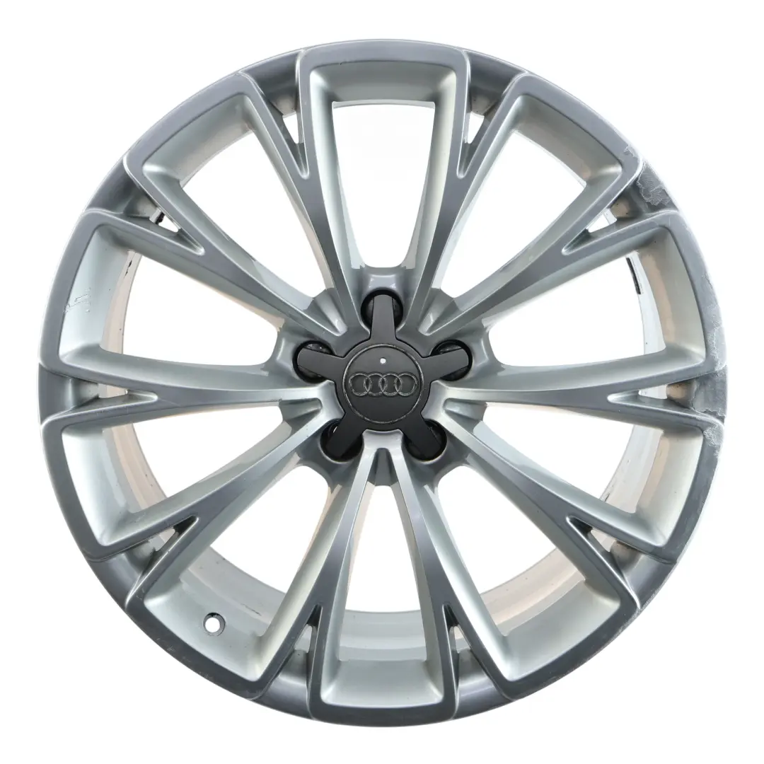 Audi A8 D4 Llanta De Aleación Plateada 19" 9J ET:33 10 Radios - SKU 4H0601025G-2 - Número de pieza 4H0601025G