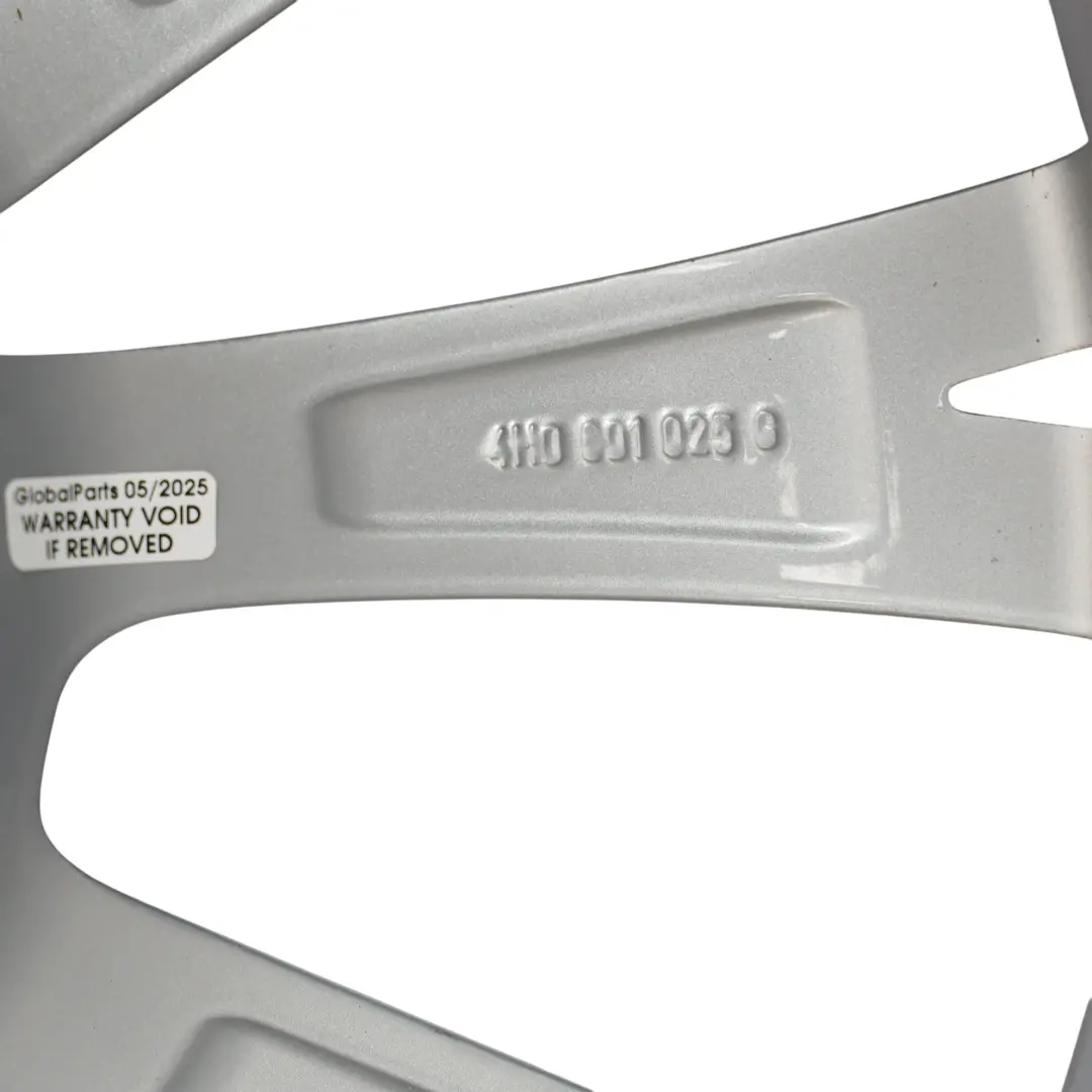 Audi A8 D4 Silver Wheel Alloy Rim 19" 9J ET:33 10 Spoke - SKU 4H0601025G-2 - Part number 4H0601025G