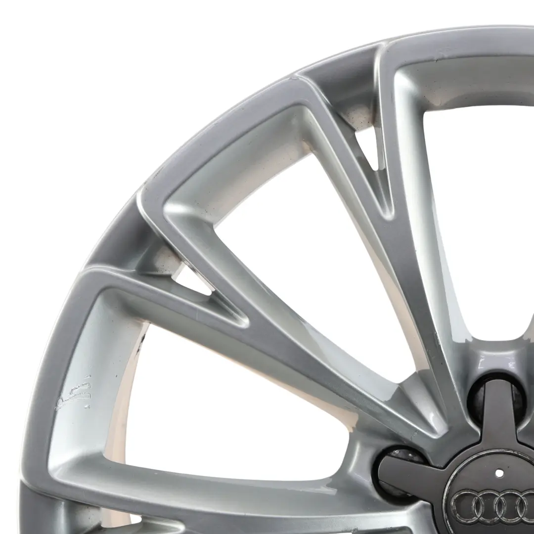 Audi A8 D4 Silber Leichtmetallfelge Alufelge 19" 9J ET:33 10 Speichen - SKU 4H0601025G-2 - Teilenummer 4H0601025G
