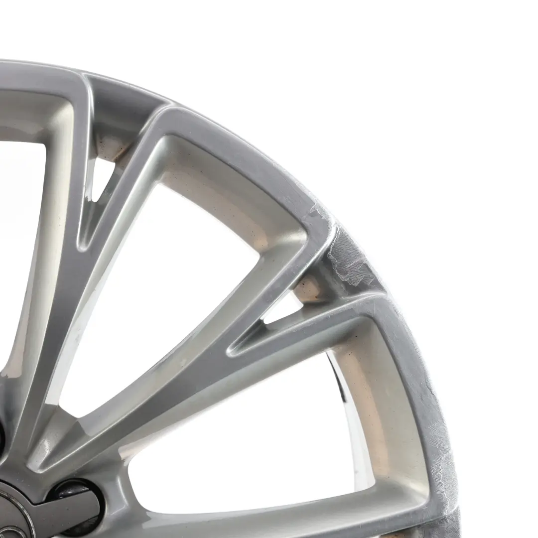 Audi A8 D4 Llanta De Aleación Plateada 19" 9J ET:33 10 Radios - SKU 4H0601025G-2 - Número de pieza 4H0601025G