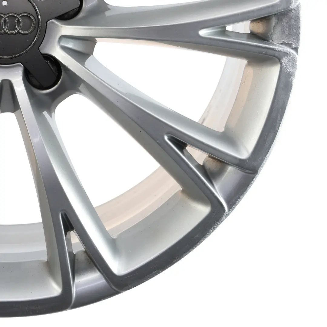 Audi A8 D4 Jante Alliage Argent 19" 9J ET:33 10 Branches - SKU 4H0601025G-2 - Numéro de pièce 4H0601025G