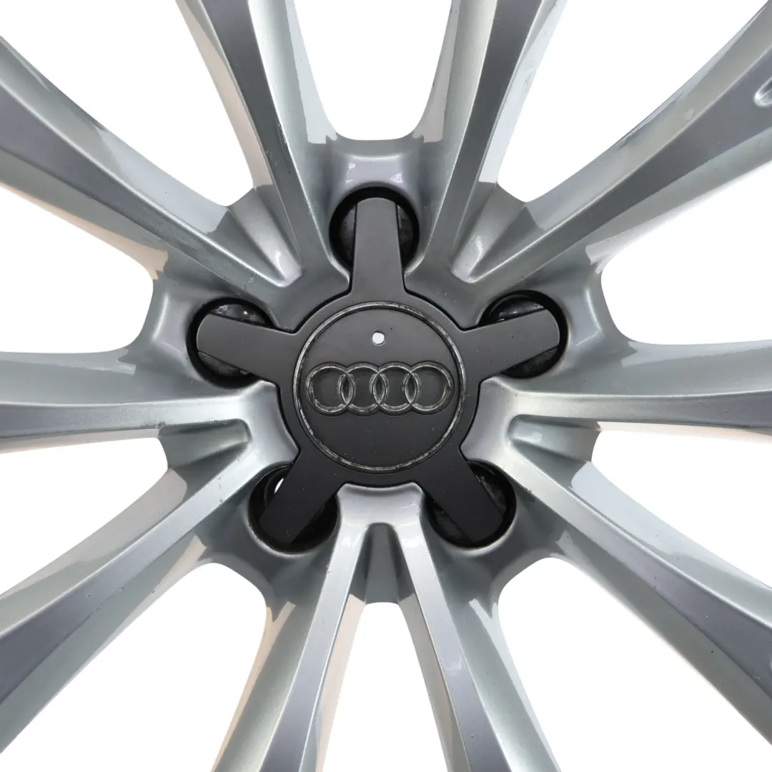 Audi A8 D4 Silber Leichtmetallfelge Alufelge 19" 9J ET:33 10 Speichen - SKU 4H0601025G-2 - Teilenummer 4H0601025G