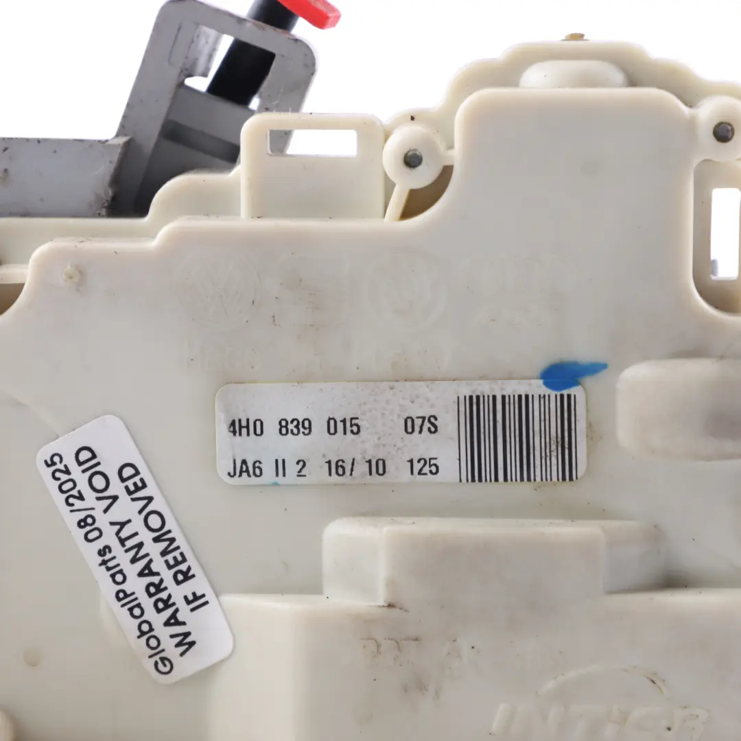 Audi A8 D4 Mechanizm Zamka Drzwi Siłownik Keyless Go Tylny Lewy 4H0839015 - SKU 4H0839015C - Numer Części 4H0839015C