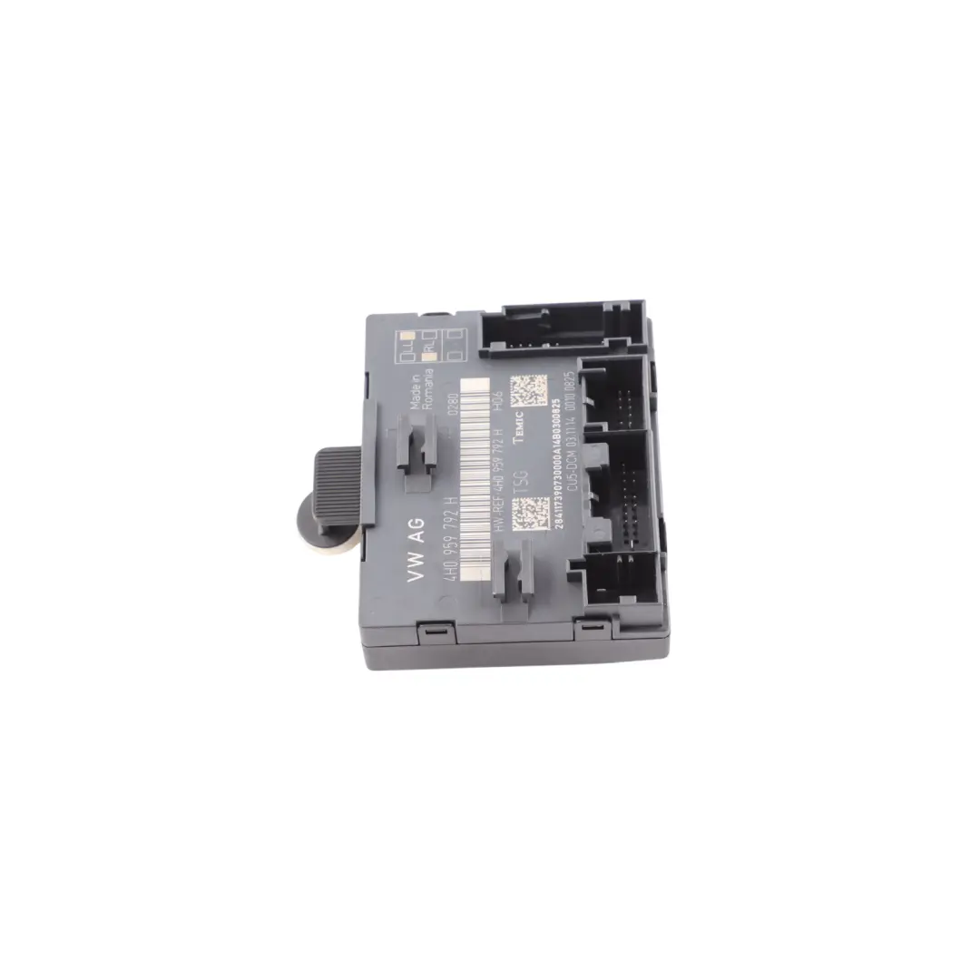 Porta Anteriore Modulo Di Controllo ECU Lato Passeggero per Audi A8 D4 4H con numero di parte 4H0959792H Audi A8 D4 4H Porta Anteriore Modulo Di Controllo ECU Lato Passeggero - SKU 4H0959792H - Numero di parte 4H0959792H