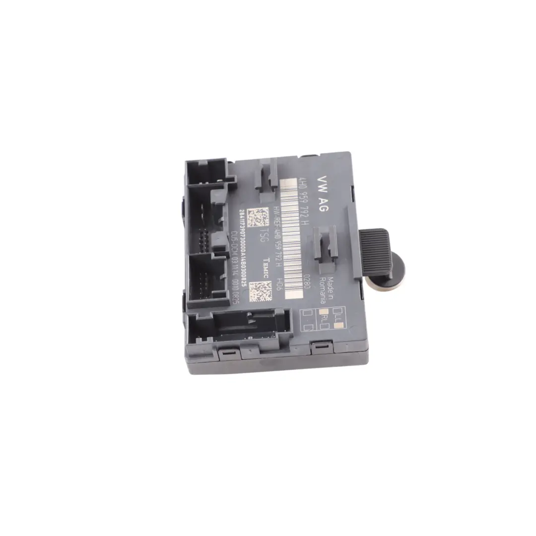 Porta Anteriore Modulo Di Controllo ECU Lato Passeggero per Audi A8 D4 4H con numero di parte 4H0959792H Audi A8 D4 4H Porta Anteriore Modulo Di Controllo ECU Lato Passeggero - SKU 4H0959792H - Numero di parte 4H0959792H