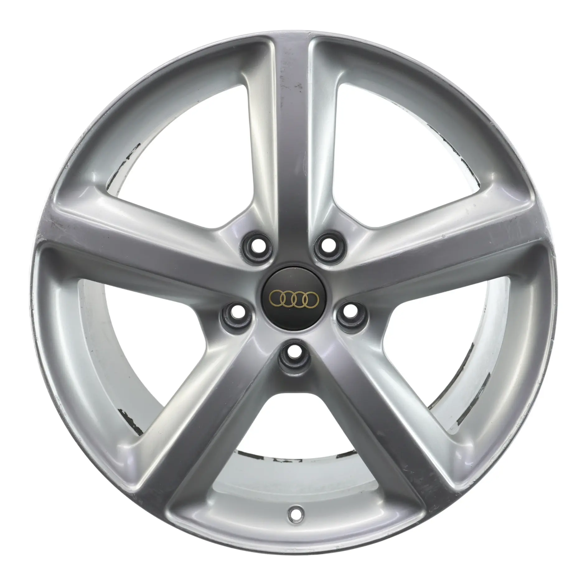 Audi Q7 4L Leicht Metall Felge Silber 20" 9J ET:60 Stern Speiche 4L0601025H