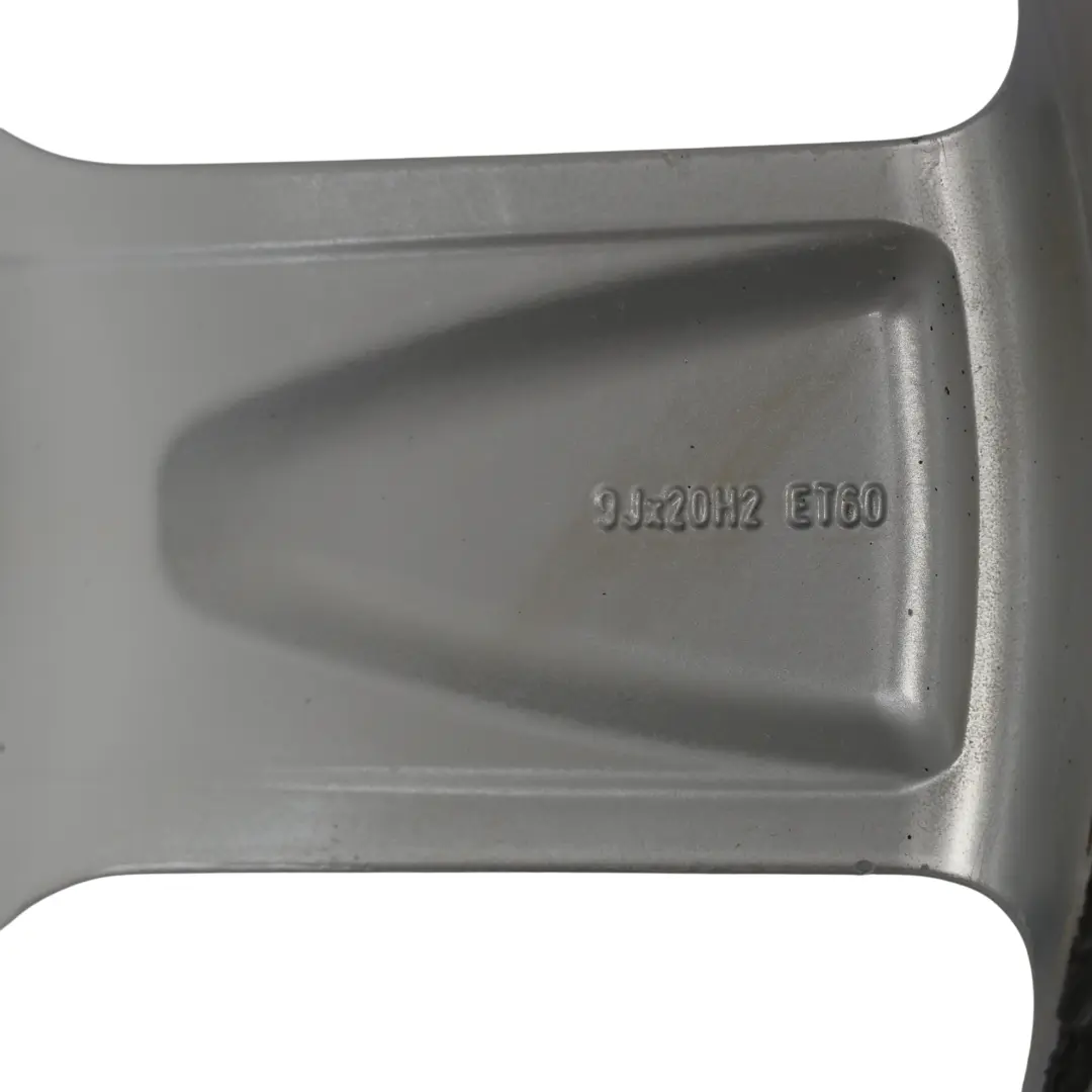 Audi Q7 4L Wheel Rim Alloy Silver 20" 9J ET:60 Star Spoke - SKU 4L0601025H-10 - Part number 4L0601025H
