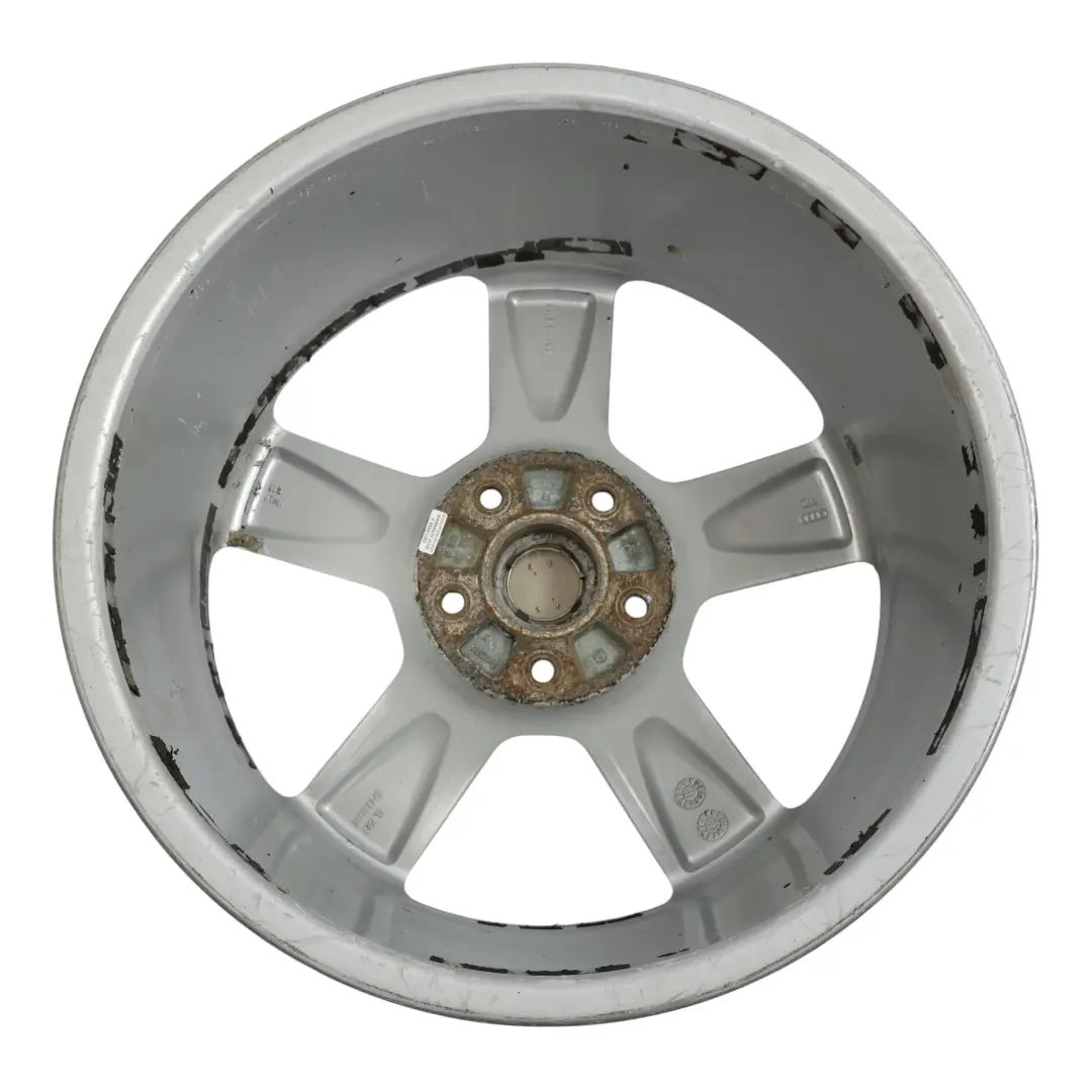 Audi Q7 4L Cerchio In Lega Argento 20" 9J ET:60 Star Spoke - SKU 4L0601025H-9 - Numero di parte 4L0601025H