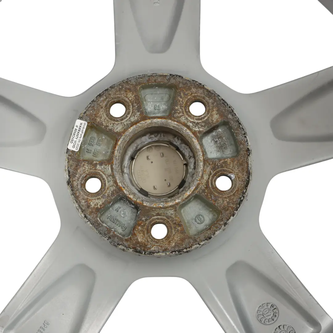 Audi Q7 4L Cerchio In Lega Argento 20" 9J ET:60 Star Spoke - SKU 4L0601025H-9 - Numero di parte 4L0601025H