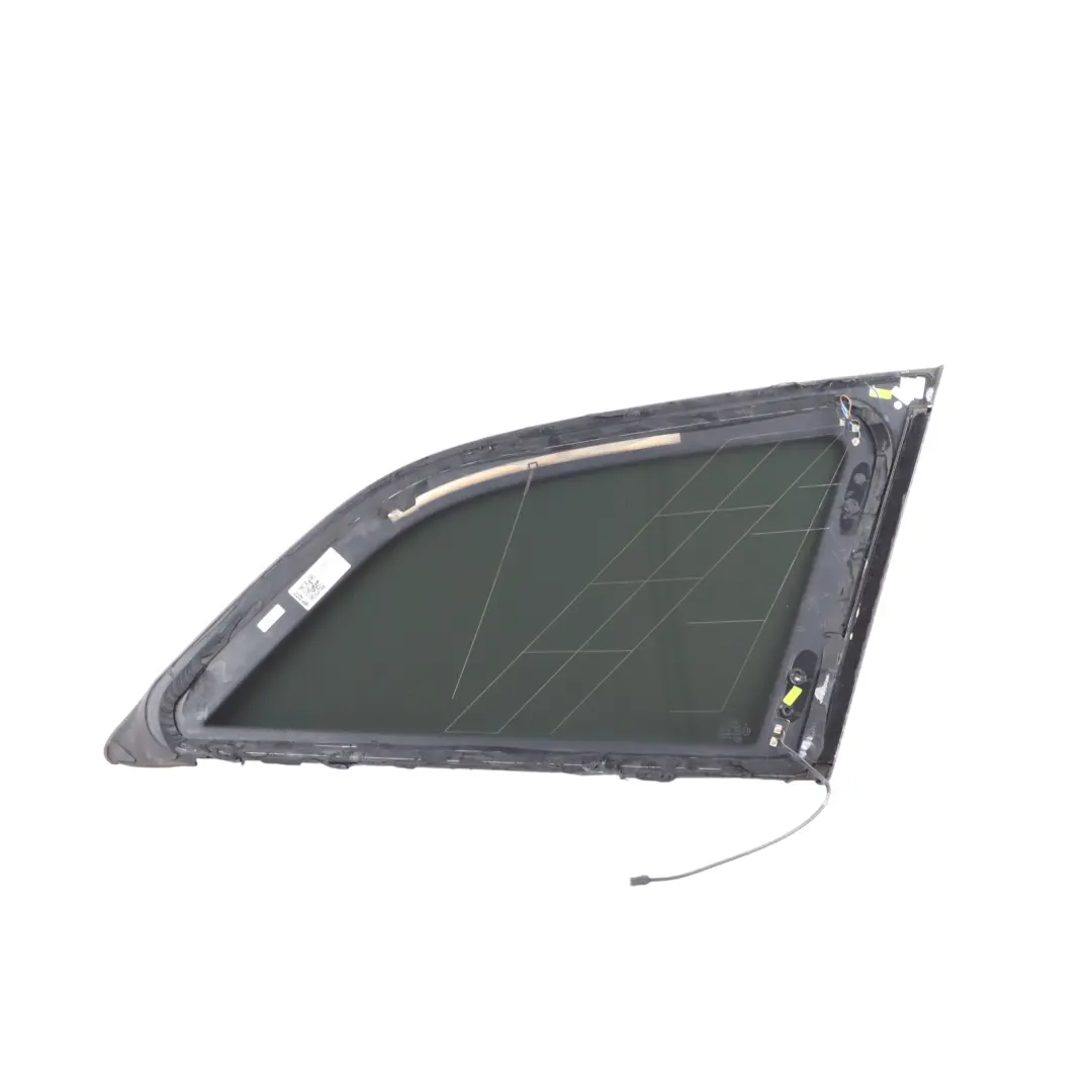 Audi Q7 4L Rear Quarter Window Glass Tinted AS3 Green Left N/S - SKU 4L0845299R - Part number 4L0845299R