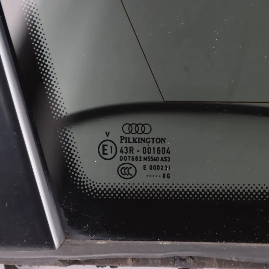 Quarter Window Glass Tinted AS3 Green Left N/S to Audi Q7 4L Rear with Part number 4L0845299R Audi Q7 4L Rear Quarter Window Glass Tinted AS3 Green Left N/S - SKU 4L0845299R - Part number 4L0845299R