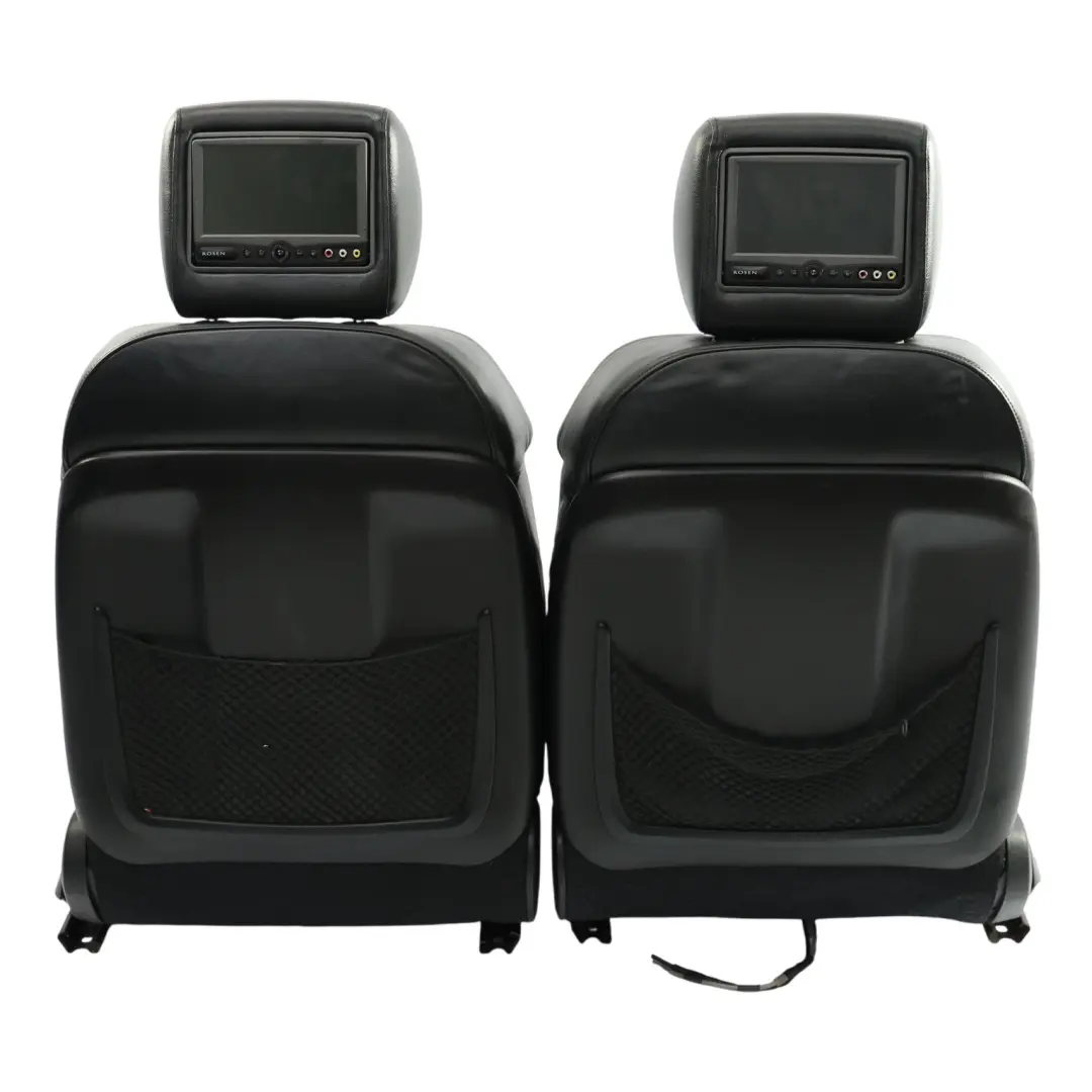 Audi Q7 4L S-Line Front Seats Memory Heated Screen Leather Alcantara Black Set - SKU 4L0881805G-2 - Part number 4L0881805G