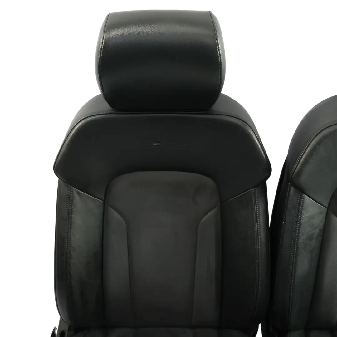 Sedili Anteriori Riscaldati Memoria Schermo Alcantara Set Nero per Audi Q7 4L S-Line con numero di parte 4L0881805G Audi Q7 4L S-Line Sedili Anteriori Riscaldati Memoria Schermo Alcantara Set Nero - SKU 4L0881805G-2 - Numero di parte 4L0881805G