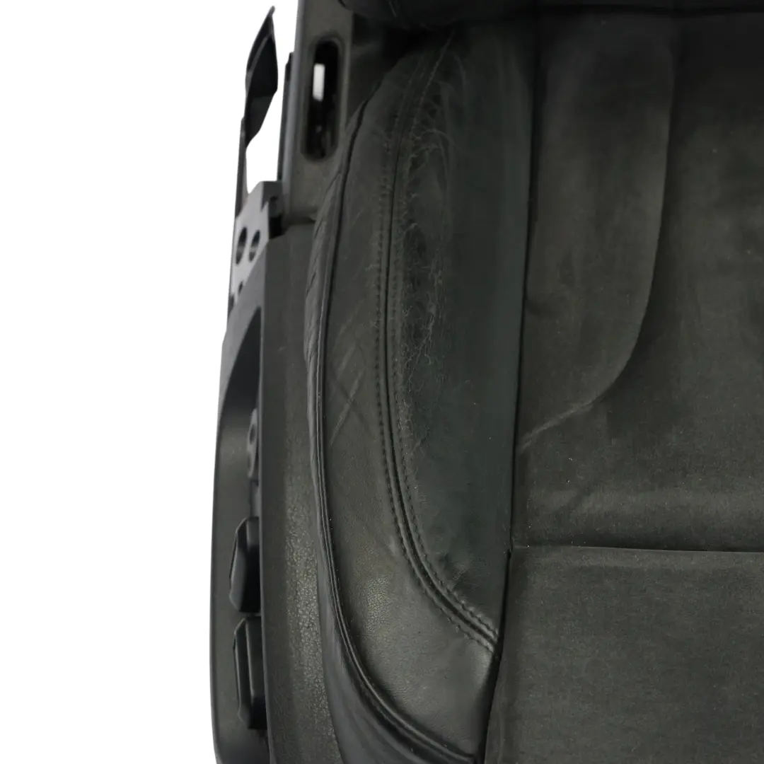 Audi Q7 4L Sièges Avant Mémoire Écran Chauffant Cuir Alcantara Noir Ensemble - SKU 4L0881805G-2 - Numéro de pièce 4L0881805G