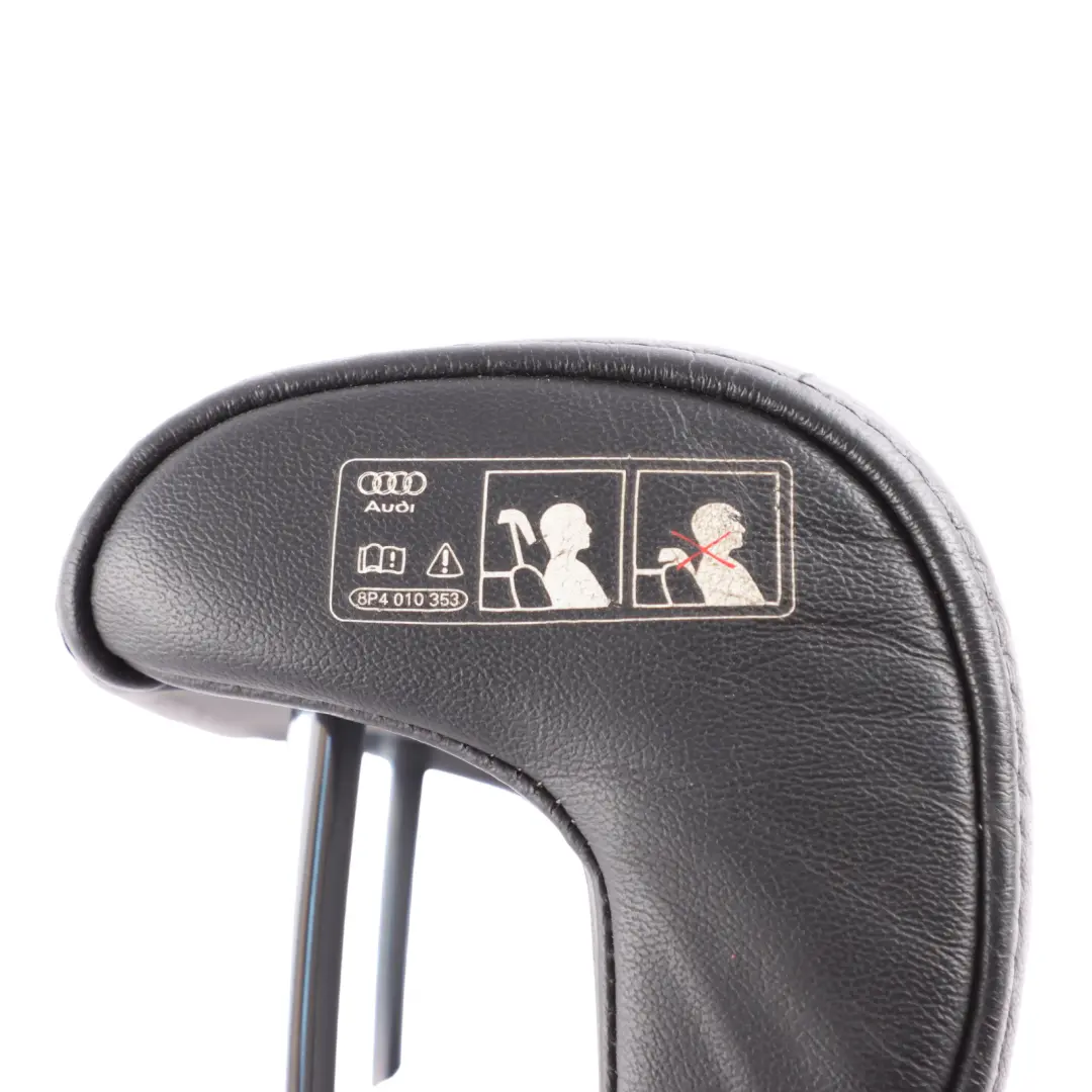 Audi Q7 4L Rear Headrest Middle Centre Head Rest Black Leather - SKU 4L0883905E - Part number 4L0883905E