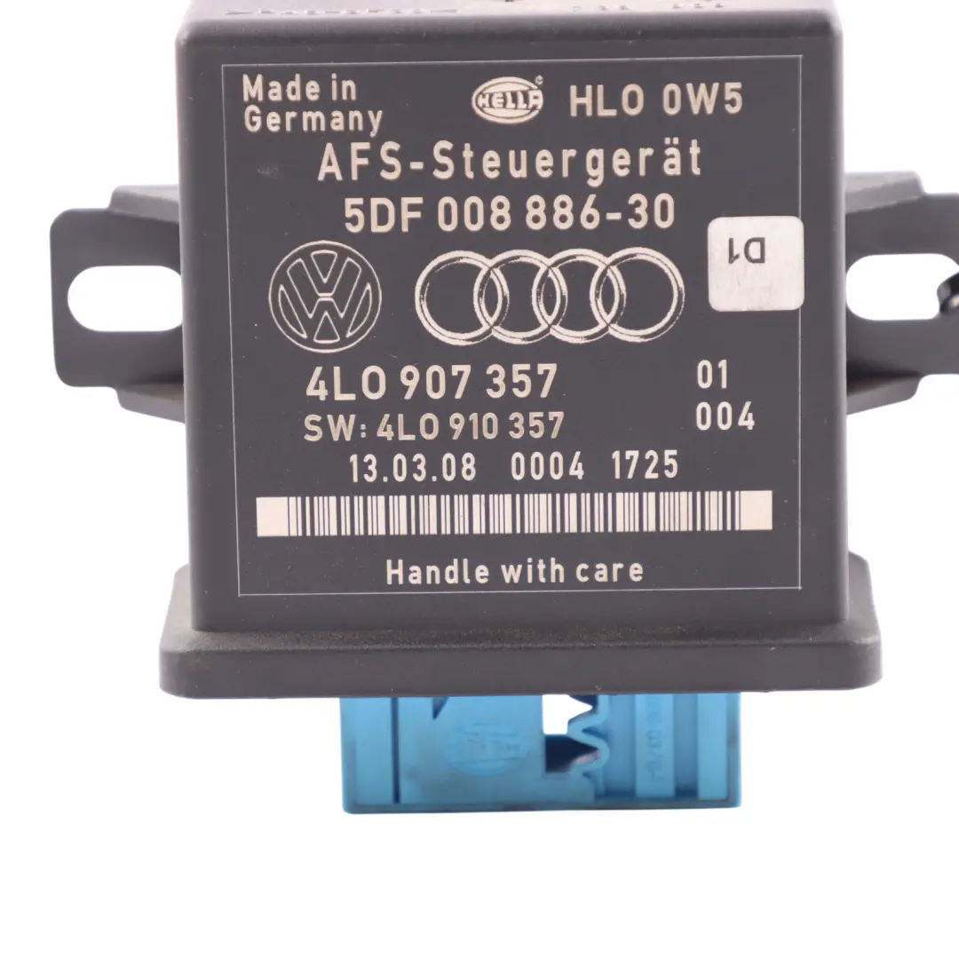 Scheinwerfer Level Range Adjustment Modul Steuergerät für Audi Q7 4L mit Teilenummer 4L0907357 Audi Q7 4L Scheinwerfer Level Range Adjustment Modul Steuergerät - SKU 4L0907357 - Teilenummer 4L0907357
