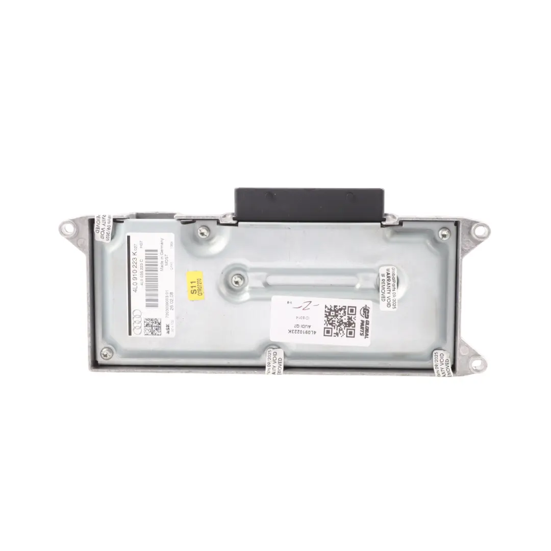 Audio Amplifier Sound System Unit Module Control ECU to Audi Q7 4L with Part number 4L0910223K Audi Q7 4L Audio Amplifier Sound System Unit Module Control ECU - SKU 4L0910223K - Part number 4L0910223K