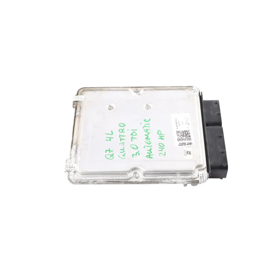 Audi Q7 4L 3.0 TDI CASA Quattro 240HP Engine Contol ECU Automatic - SKU 4L0910401G-2 - Part number 4L0910401G