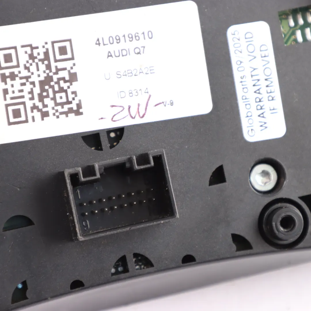 Audi Q7 4L Multimedia Controller Switch Panel Control - SKU 4L0919610 - Part number 4L0919610