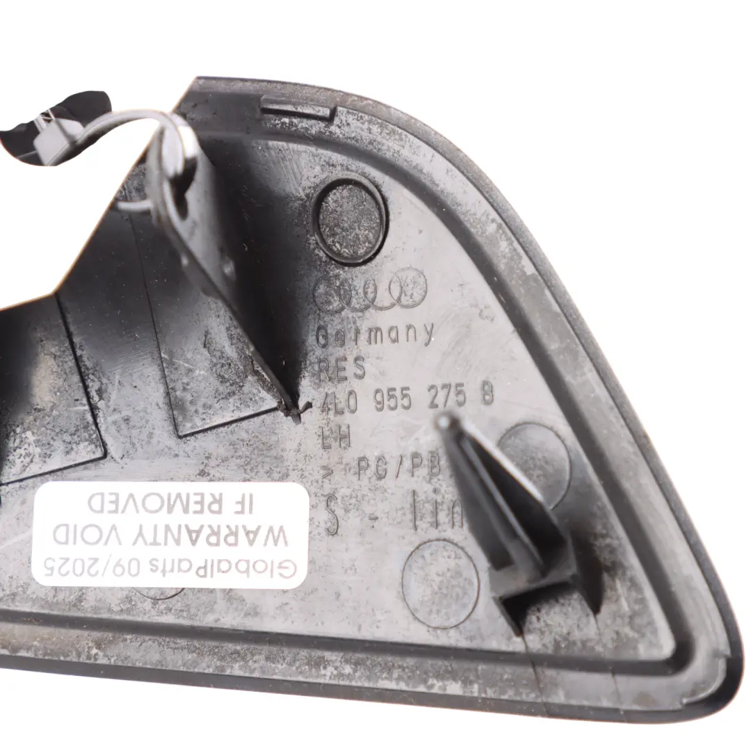 Audi Q7 4L S-Line Headlight Washer Cap Left N/S Ice Silver - X7W - SKU 4L0955275B-ICS - Part number 4L0955275B