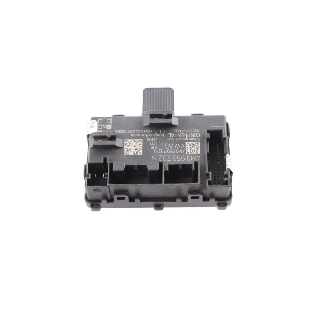 Audi A5 F5 Moduł Sterownik Drzwi Przedni Prawy - SKU 4M0959792N - Numer Części 4M0959792N