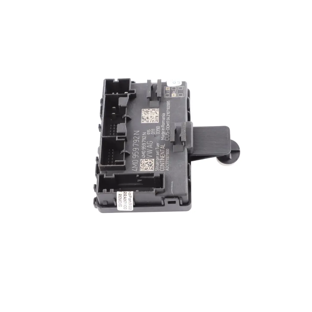Door Module Control Unit Module ECU Front Passenger Side to Audi A5 F5 with Part number 4M0959792N Audi A5 F5 Door Module Control Unit Module ECU Front Passenger Side - SKU 4M0959792N - Part number 4M0959792N