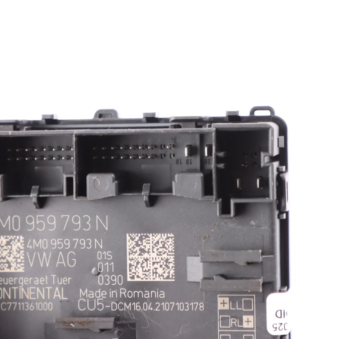 Front Door Control Module Unit ECU Driver's Side to Audi A5 F5 A4 B9 with Part number 4M0959793N Audi A5 F5 A4 B9 Front Door Control Module Unit ECU Driver's Side - SKU 4M0959793N - Part number 4M0959793N