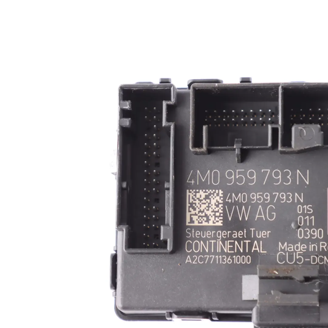 Audi A5 F5 A4 B9 Front Door Control Module Unit ECU Driver's Side - SKU 4M0959793N - Part number 4M0959793N