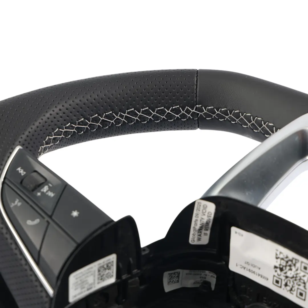 Audi Q7 4M Q8 Steering Wheel S-Line NEW Black Leather Flat Bottom - SKU 4M8419091AC-1 - Part number 4M8419091AC