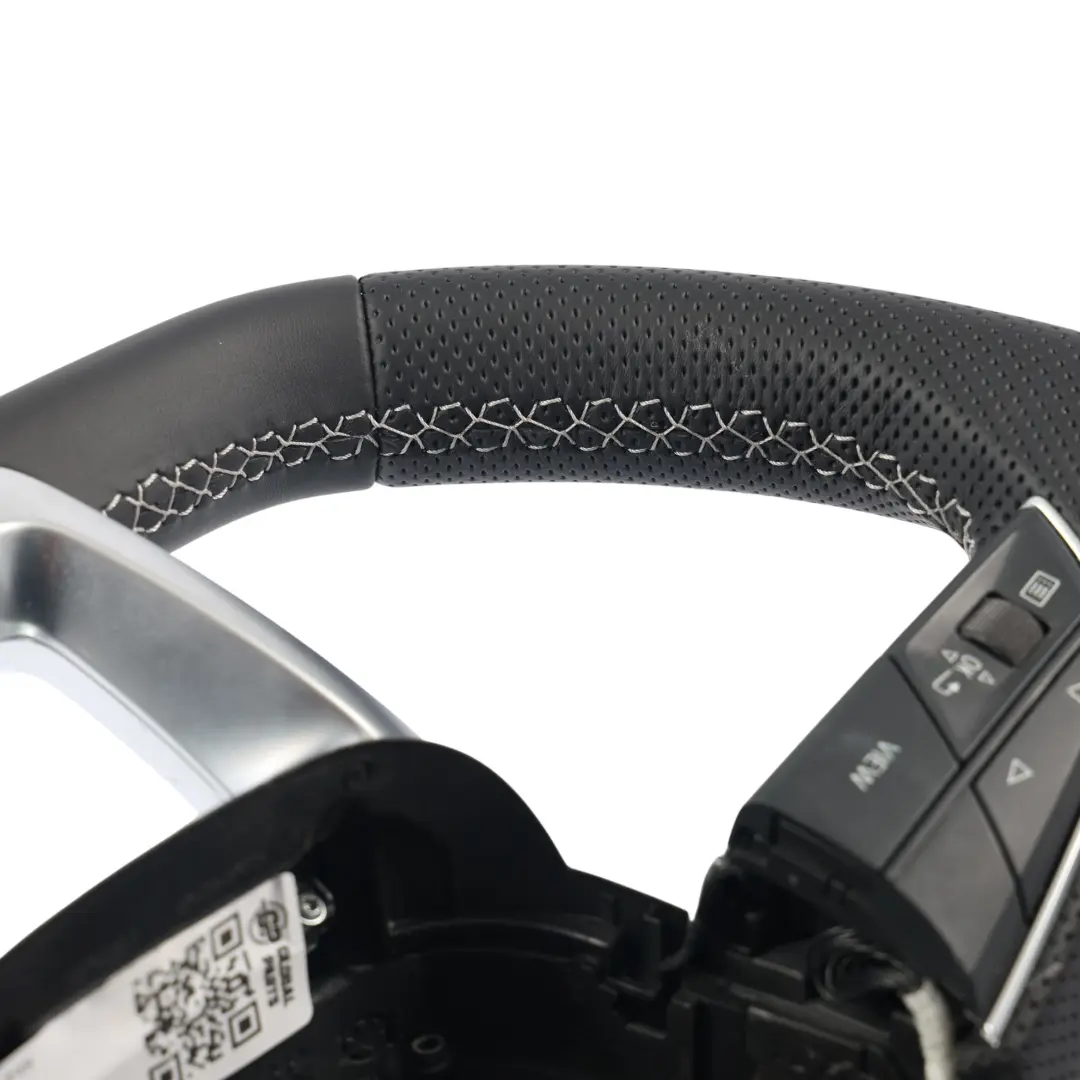 Audi Q7 4M Q8 Steering Wheel S-Line NEW Black Leather Flat Bottom - SKU 4M8419091AC-1 - Part number 4M8419091AC