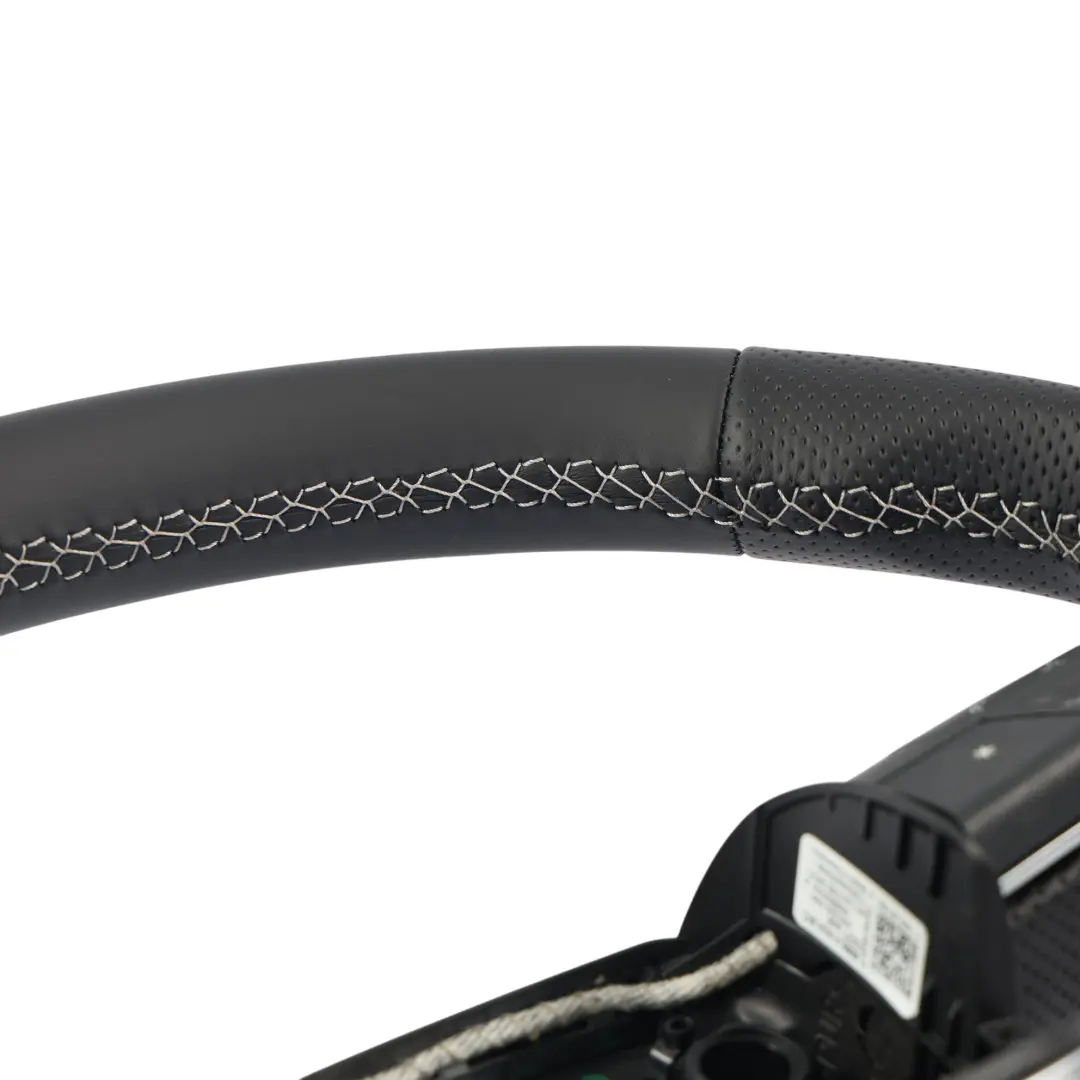 Audi Q7 4M Q8 Volante S-Line NUOVO In Pelle Nera Fondo Piatto - SKU 4M8419091AC-1 - Numero di parte 4M8419091AC