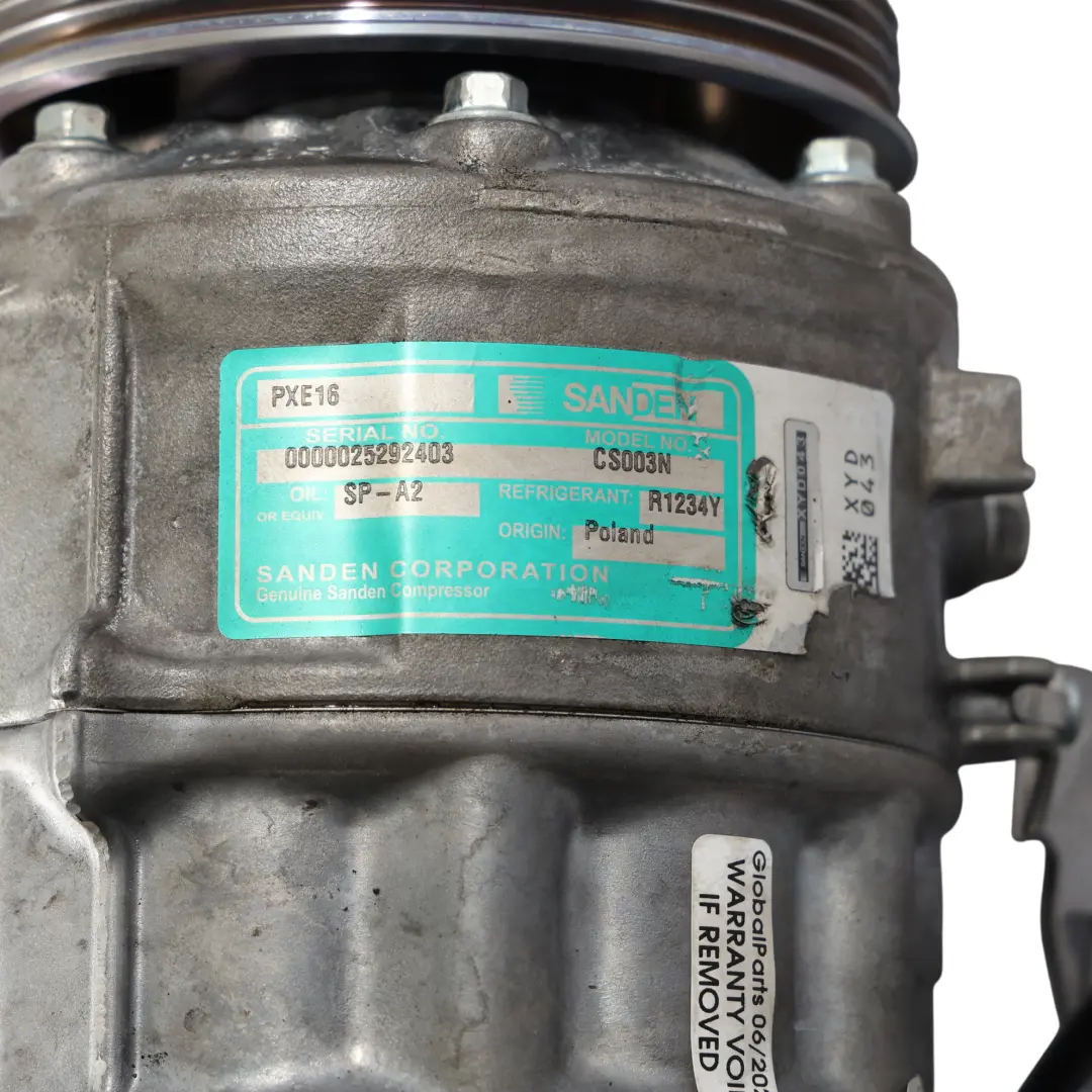 A/C Klimaanlage Kompressor für BMW F11 F45 F46 G11 Mini F55 F56 F60 mit Teilenummer 5A3F1D2 BMW F11 F45 F46 G11 Mini F55 F56 F60 A/C Klimaanlage Kompressor - SKU 5A3F1D2-1 - Teilenummer 5A3F1D2