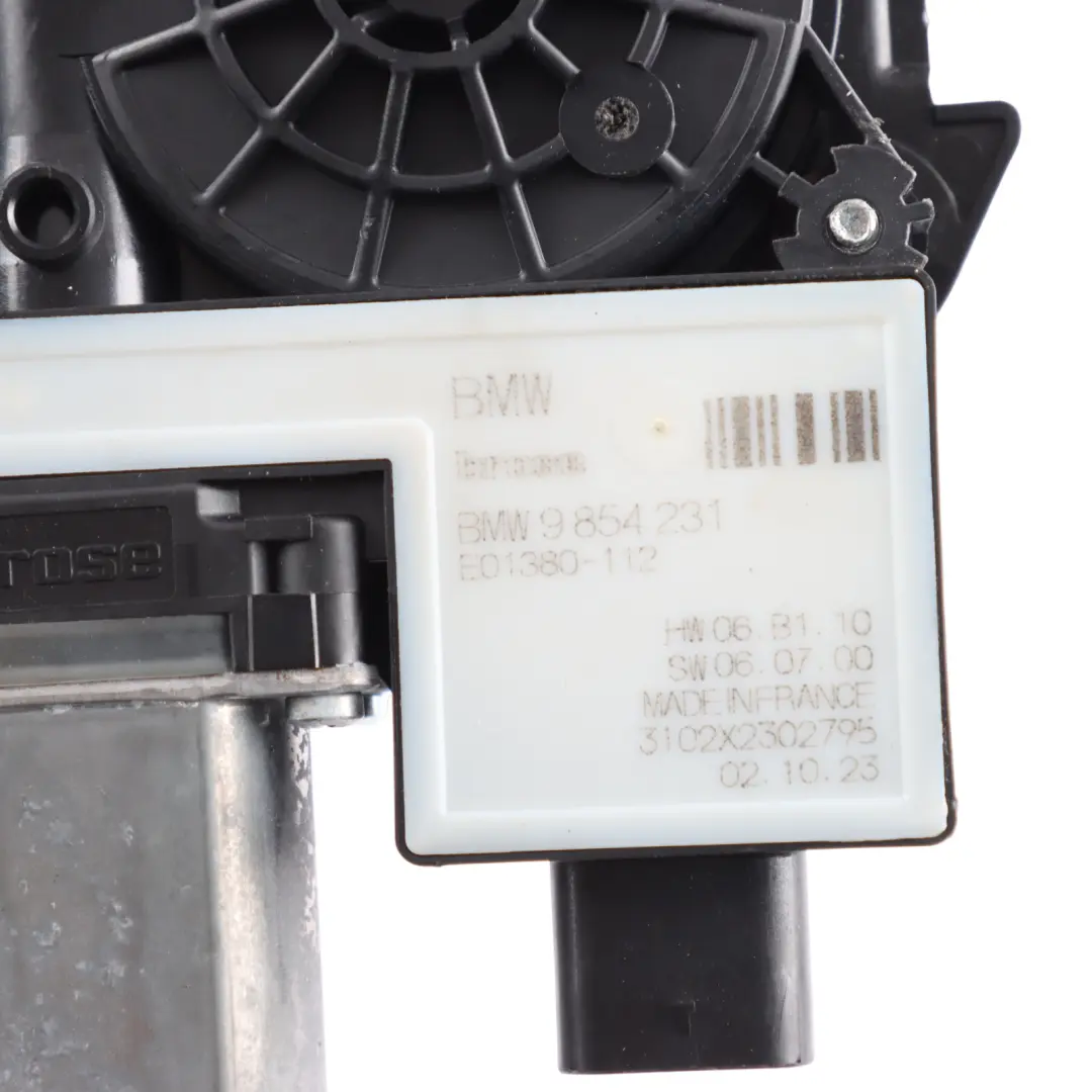 Window Lifter Regulator Mechanism Motor Left N/S 9854495 to BMW G26 Rear with Part number 5A41AC7 BMW G26 Rear Window Lifter Regulator Mechanism Motor Left N/S 9854495 - SKU 5A41AC7 - Part number 5A41AC7