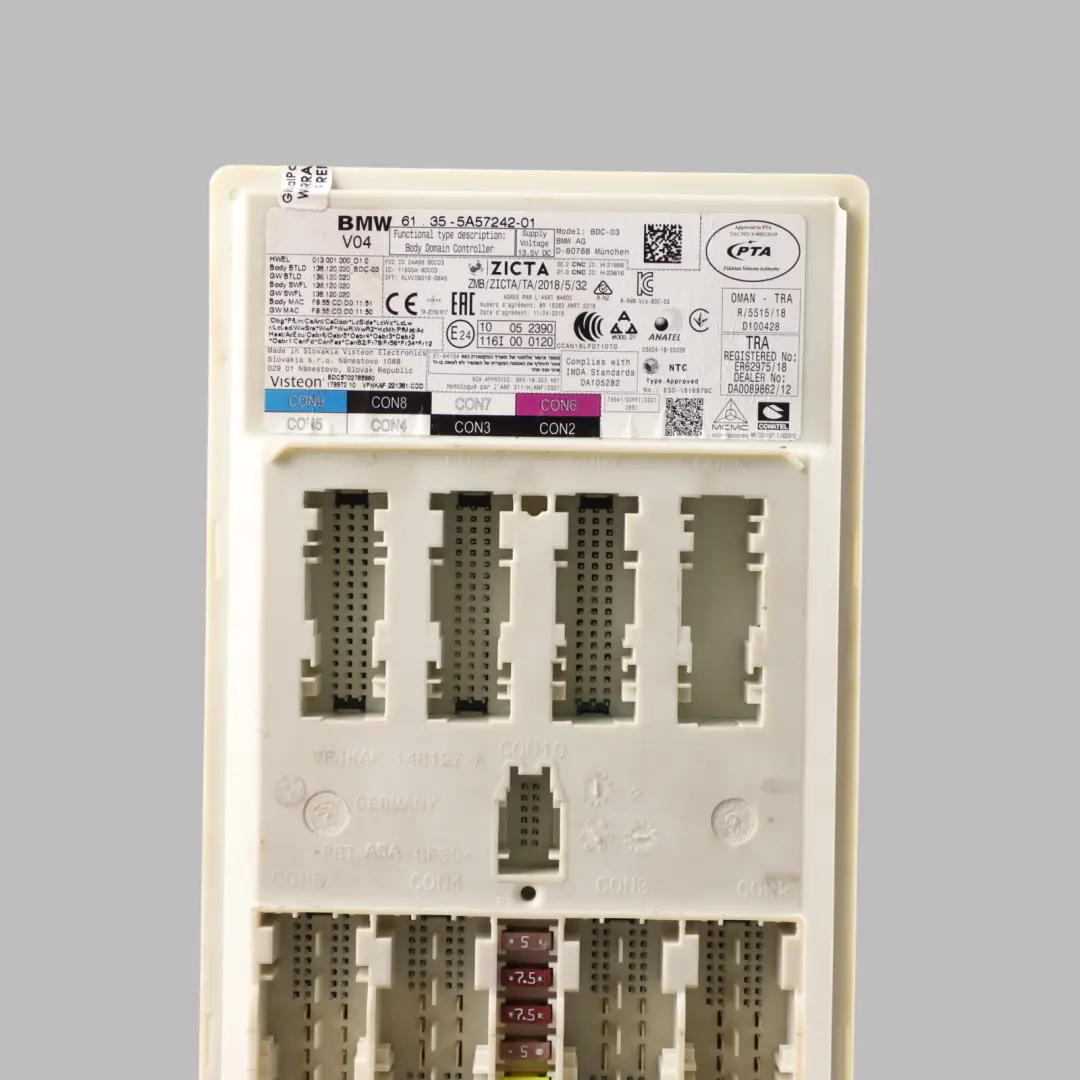 BMW F40 F44 Body Control Module ECU Control Unit Module - SKU 5A57242 - Part number 5A57242