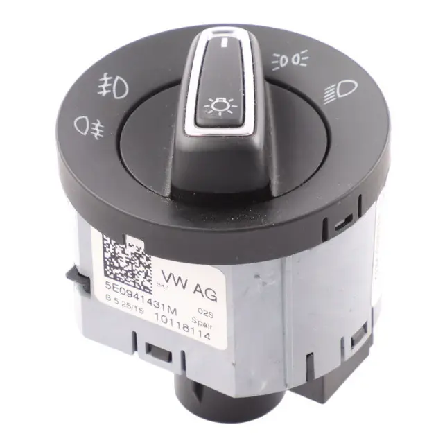 Skoda Rapid NH1 Headlight Range Level Adjuster Switch Unit - SKU 5E0941431M - Part number 5E0941431M