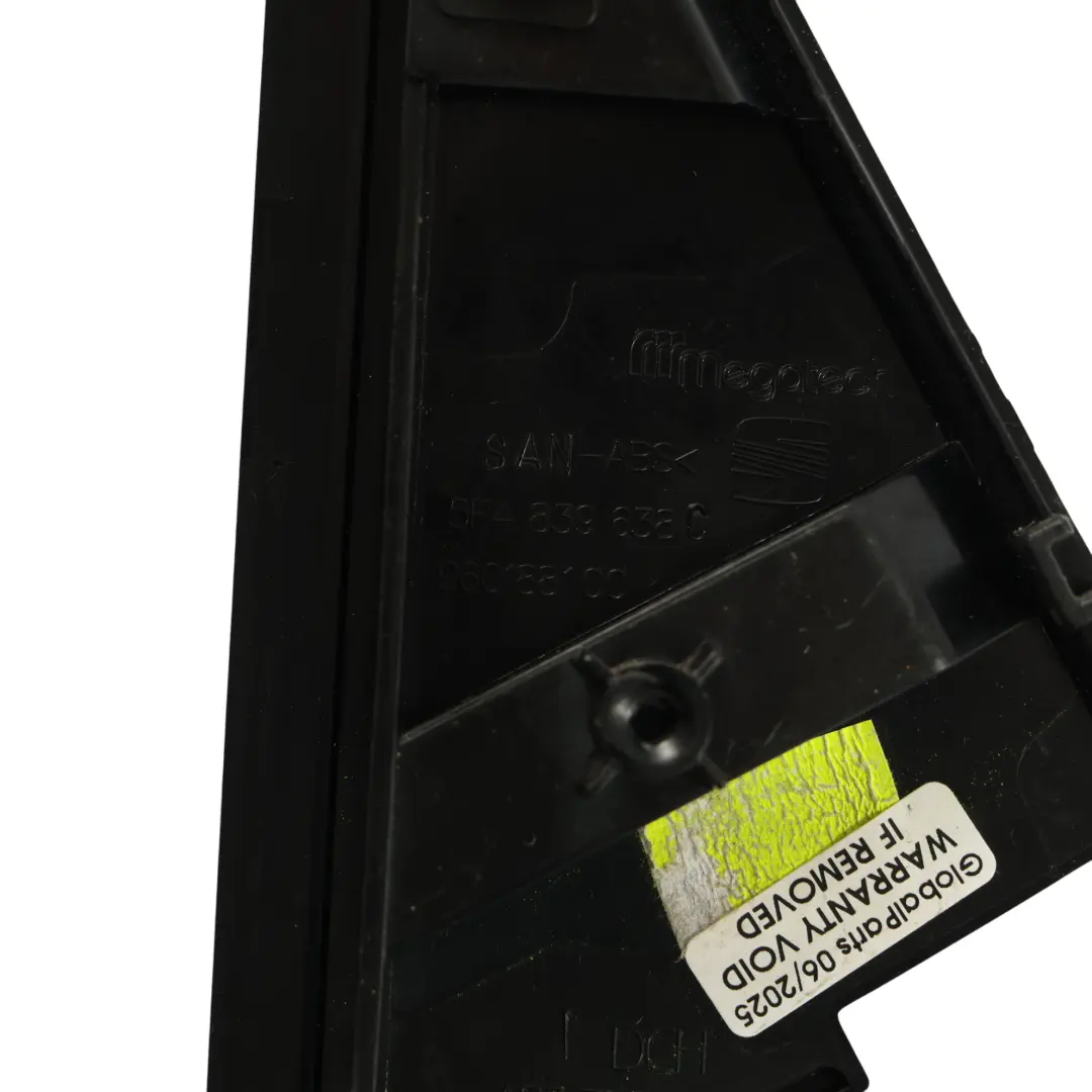 Seat Leon 5F Mk3 5Dr Embellecedor Exterior Tapa Trasero Derecho - SKU 5F4839638C - Número de pieza 5F4839638C
