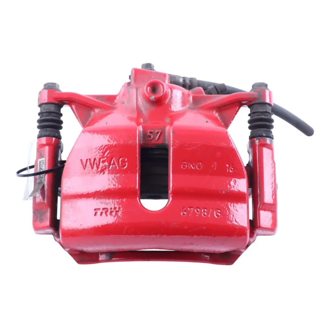 VW Volkswagen Polo VI GTI Front Brake Caliper Housing Left N/S Red - SKU 5G0615123C - Part number 5G0615123C