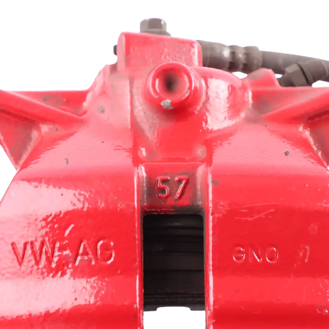 Front Brake Caliper Housing Left N/S Red to VW Volkswagen Polo VI GTI with Part number 5G0615123C VW Volkswagen Polo VI GTI Front Brake Caliper Housing Left N/S Red - SKU 5G0615123C - Part number 5G0615123C
