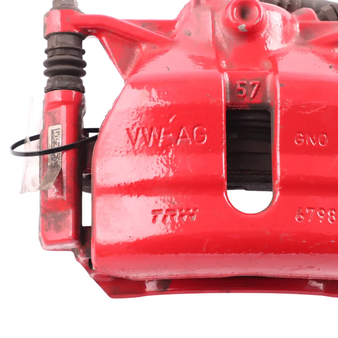VW Volkswagen Polo VI GTI Front Brake Caliper Housing Left N/S Red - SKU 5G0615123C - Part number 5G0615123C