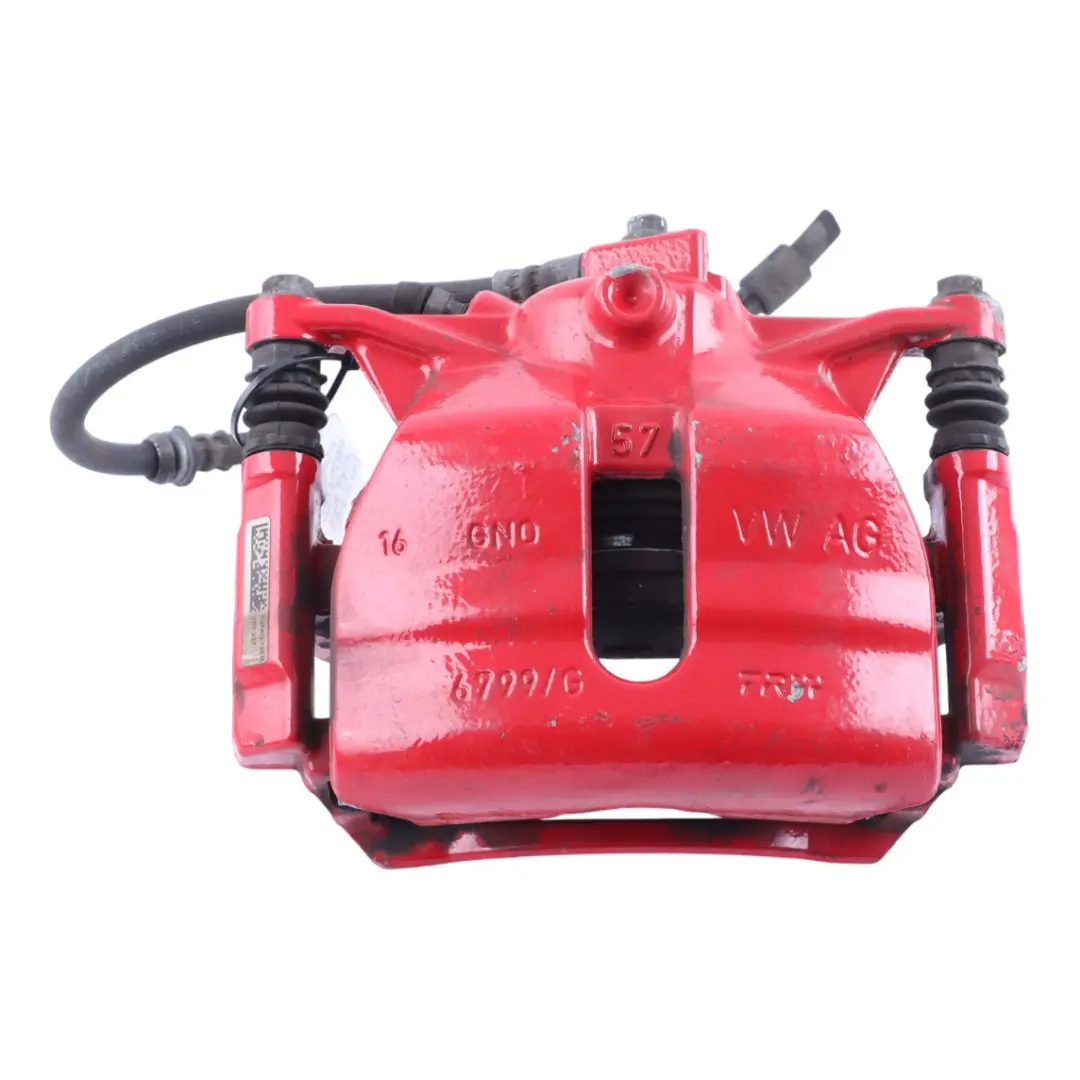 VW Volkswagen Polo VI GTI Front Brake Caliper Housing Right O/S Red - SKU 5G0615124C - Part number 5G0615124C
