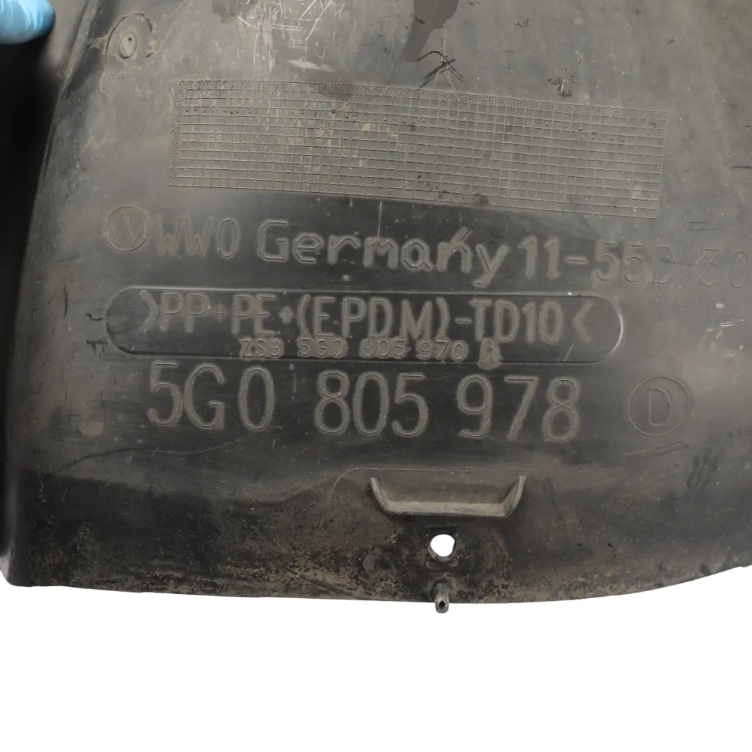 Volkswagen VW Golf Mk7 Wheel Arch Liner Housing Panel Right O/S 5G0805978D - SKU 5G0805970N - Part number 5G0805970N